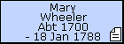 Mary Wheeler