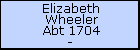Elizabeth Wheeler
