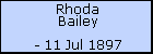 Rhoda Bailey