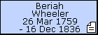Beriah Wheeler